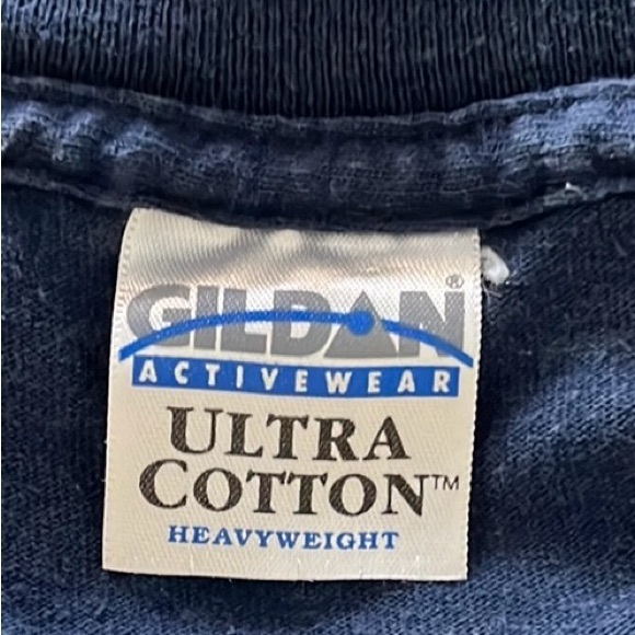 Vintage Blue Howling Monkey Double-Sided Graphic Shirt - Picture 2 of 5